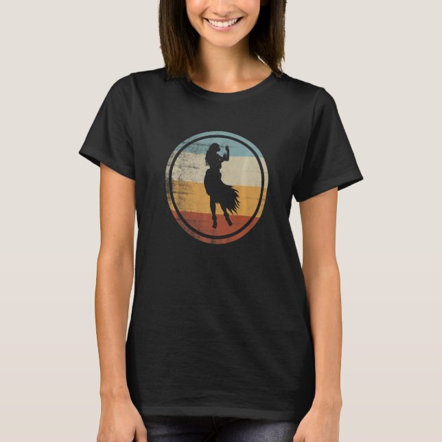 Camiseta Retro Vintage Dance Hawaii Hula Dancing (Anverso)