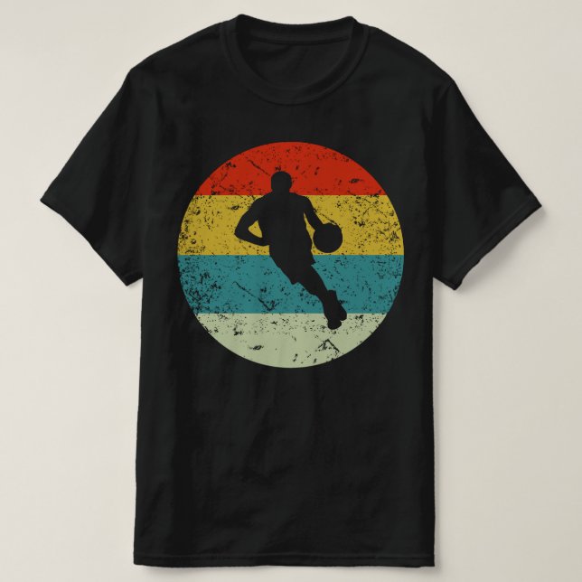 Camiseta retro vintage de baloncesto (Diseño del anverso)
