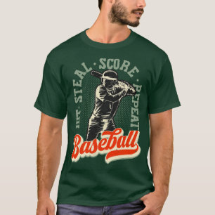 Camiseta Retro Vintage de Béisbol