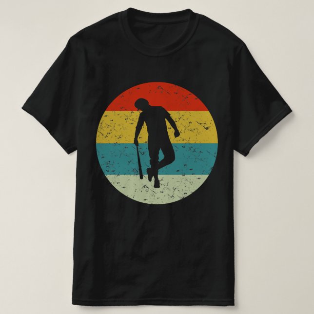 Camiseta retro vintage de béisbol (Diseño del anverso)