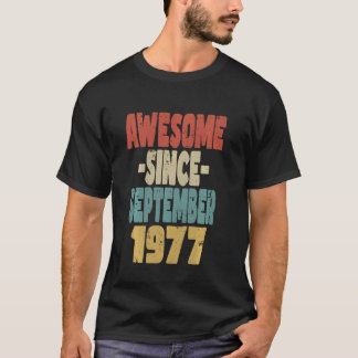 Camiseta Retro Vintage de cumpleaños asombroso desde septie