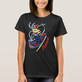 Camiseta Retro Vintage de Esquí en Francia