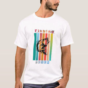 Camiseta retro vintage de la Fiebre Pesquera