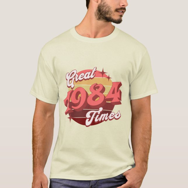 Camiseta Retro Vintage de los 80 (Anverso)