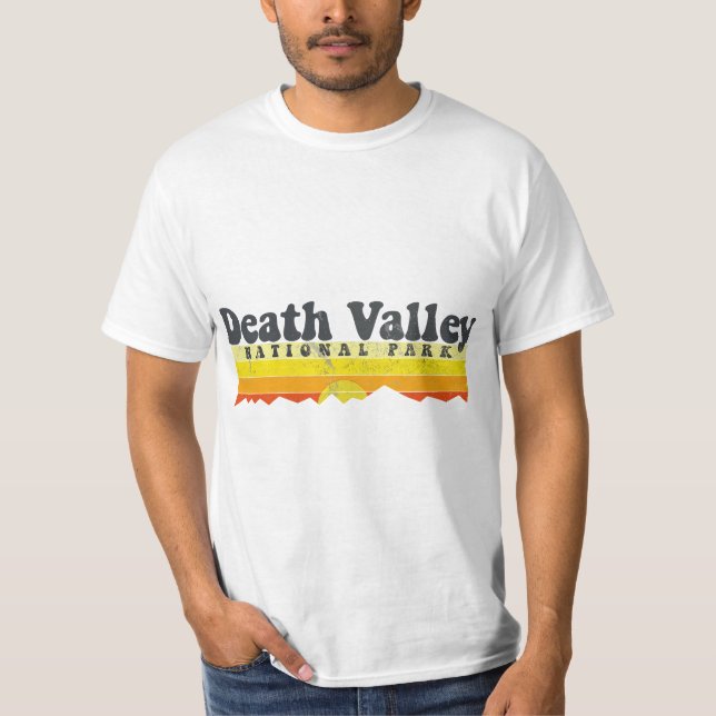 Camiseta Retro Vintage Death Valley National Park  (Anverso)