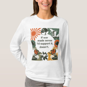 Camiseta Retro Vintage Declaración Anti Guerra - P
