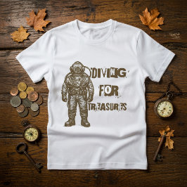 Camiseta Retro Vintage Diver Suit T-Shirt