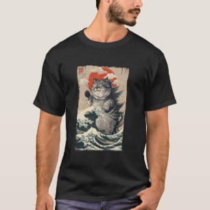 Camiseta Retro Vintage Divertida Gordo Catzilla - 