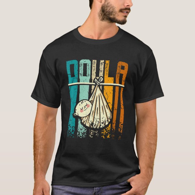 Camiseta Retro Vintage Doula (Anverso)