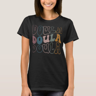 Camiseta Retro Vintage Doula Funny Birny Doula Midwife