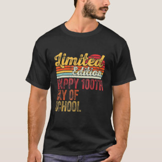 Camiseta Retro Vintage Feliz 100° Día del Maestro Escolar 1