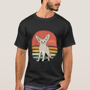 Camiseta Retro Vintage Fennec Fox Shirt Fennec Fox Animal G