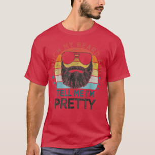 Camiseta Retro Vintage Gracioso Toca Mi Barba Y Dime Ix2