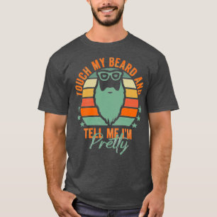 Camiseta Retro Vintage Gracioso Toca Mi Barba Y Dime Ix2