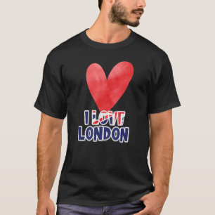 Camiseta Retro Vintage Gráfico que me encanta London City E