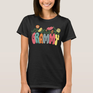 Camiseta Retro Vintage Grammy Mejor Grammy Ever Floral