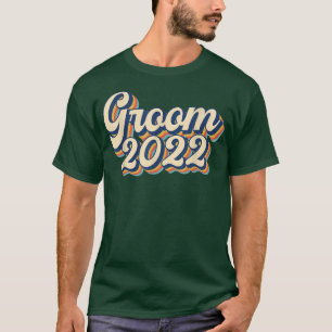 Camiseta Retro Vintage Groom 2022 for wedding or bachelor p