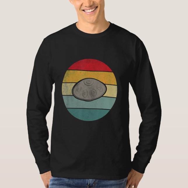 Camiseta Retro Vintage Handpan (Anverso)