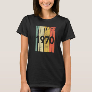 Camiseta Retro Vintage Hecho En 1970