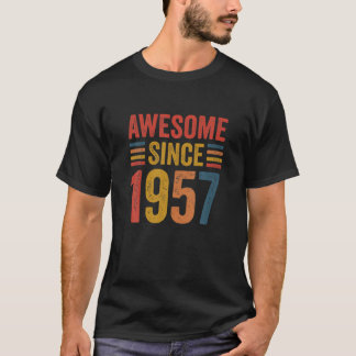 Camiseta Retro Vintage Impresionante Desde 1957 65 Años Ide