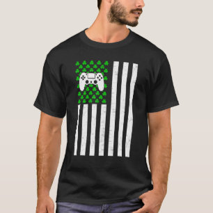Camiseta Retro Vintage Irlandés Bandera Estadounidense Depo