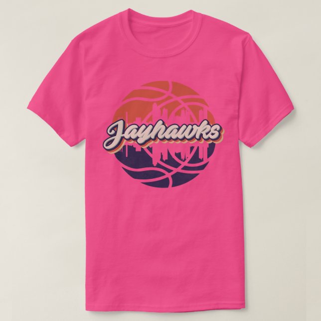 Camiseta Retro Vintage Jayhawks (Diseño del anverso)