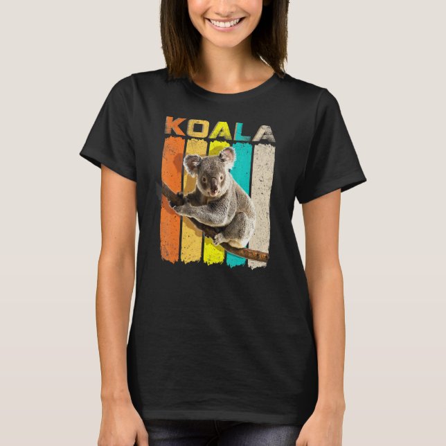 Camiseta Retro Vintage Koala Koala Bear (Anverso)