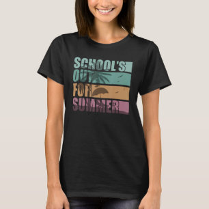 Camiseta Retro Vintage La Escuela Terminó Para El Verano Mu