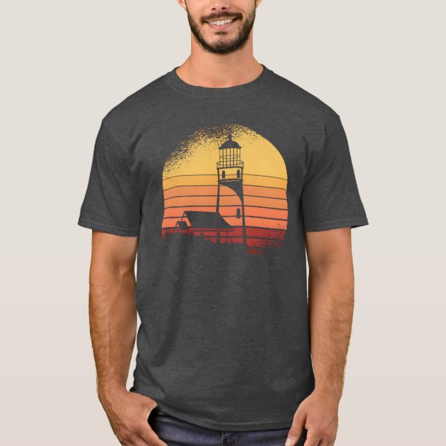 Camiseta Retro Vintage Lighthouse friend (Anverso)