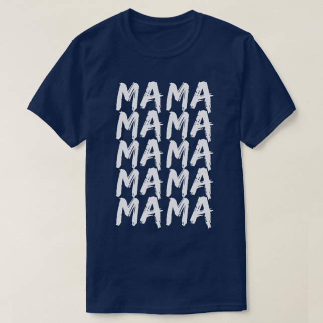 Camiseta Retro Vintage Mama 14 (Diseño del anverso)