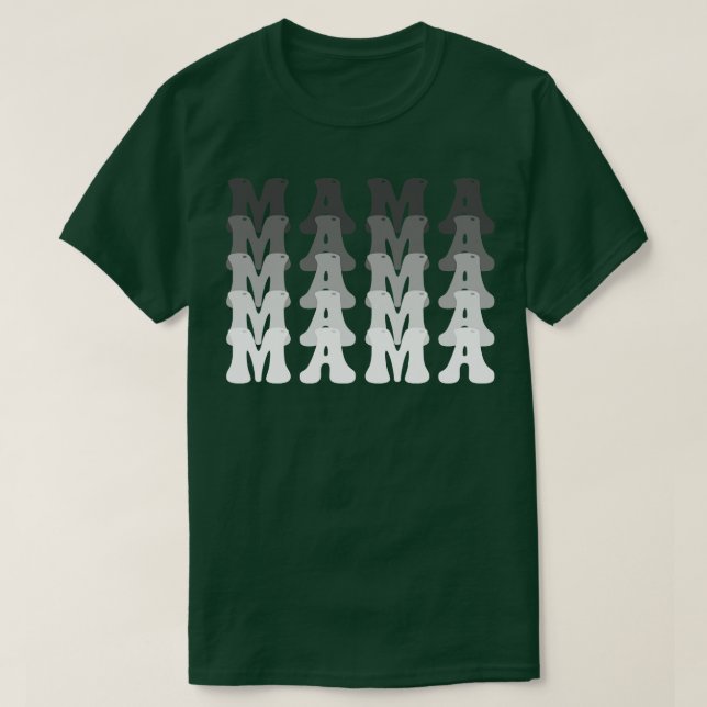 Camiseta Retro Vintage Mama 16 (Diseño del anverso)