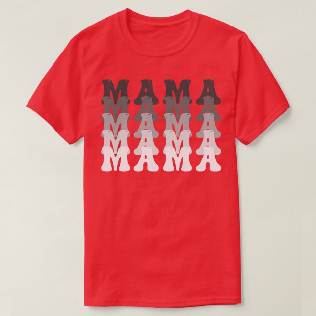 Camiseta Retro Vintage Mama 26 (Diseño del anverso)