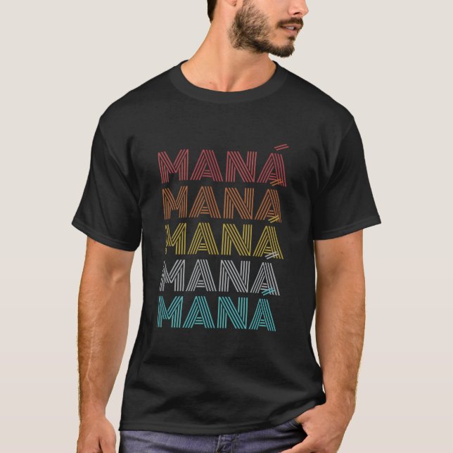 Camiseta Retro Vintage Mana (Anverso)