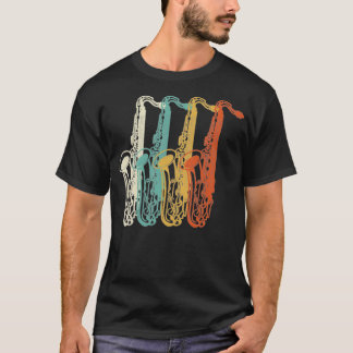 Camiseta Retro Vintage Marching Band Saxophone 2