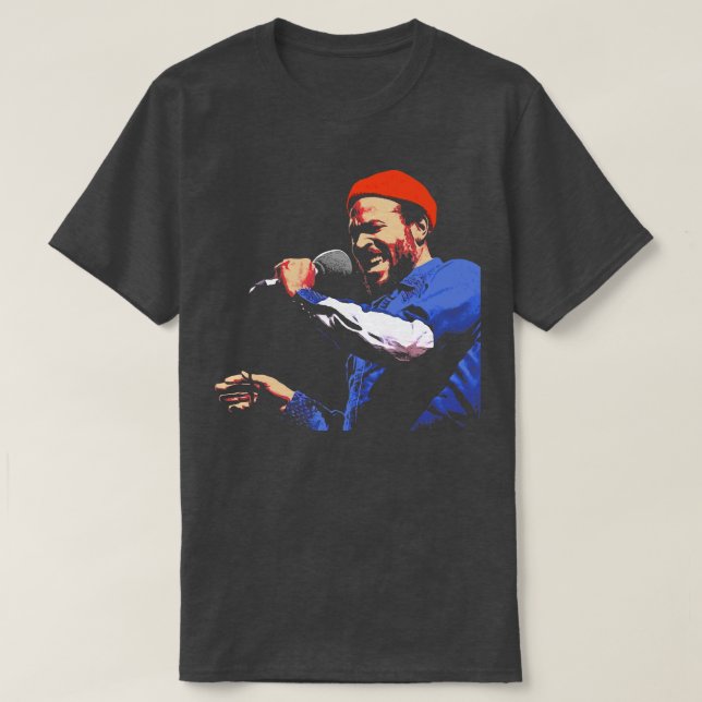 Camiseta Retro Vintage Marvin Gaye (Diseño del anverso)