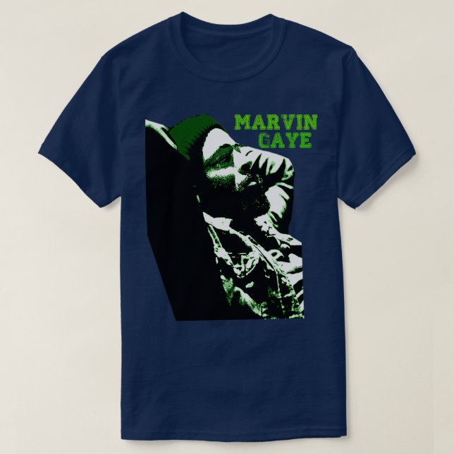Camiseta Retro Vintage Marvin Gaye (Diseño del anverso)