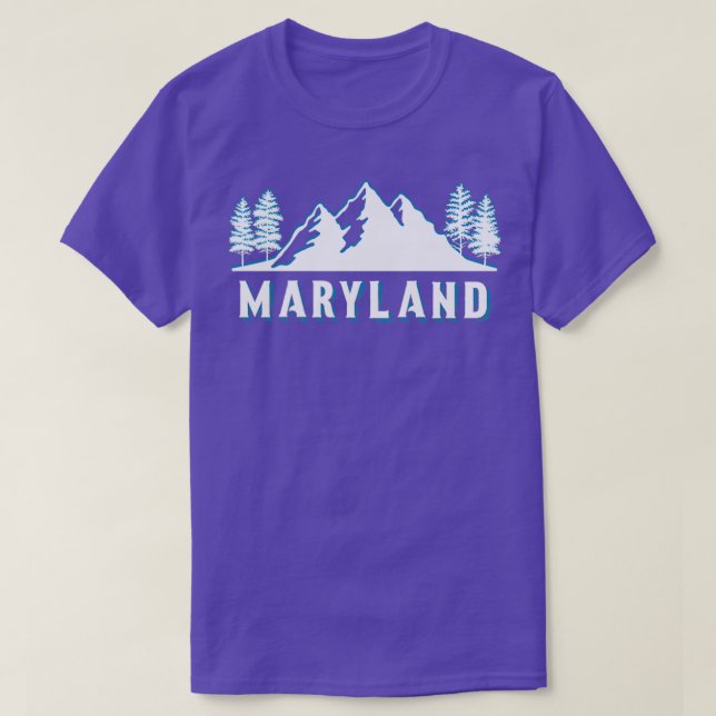 Camiseta Retro Vintage Maryland USA1 (Diseño del anverso)