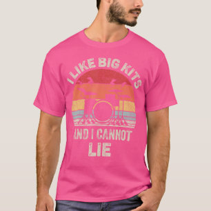Camiseta Retro Vintage Me Gustan Los Kits Grandes Y No Pued