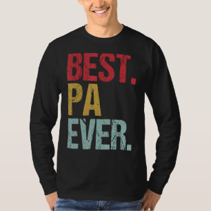Camiseta Retro Vintage Mejor Pa Nunca Nuevo Papa Life Padre