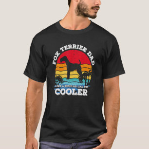 Camiseta Retro Vintage Mejor Padre Terrier Fox Que Padres D