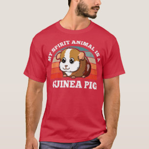 Camiseta Retro Vintage My Spirit Animal Is A Guinea Pig