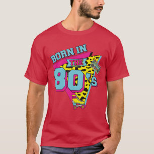 Camiseta Retro Vintage Nacido en los 80s 70s amigo