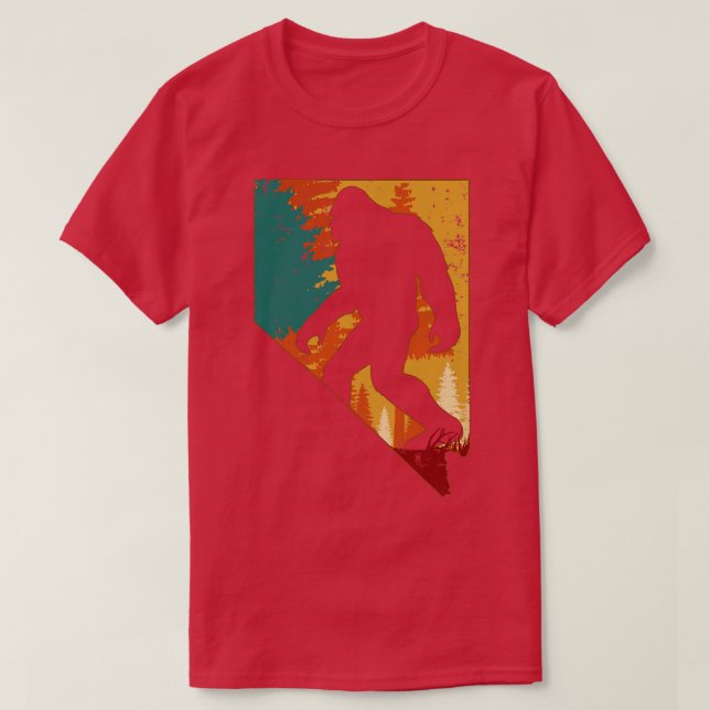 Camiseta Retro Vintage Nevada (Diseño del anverso)