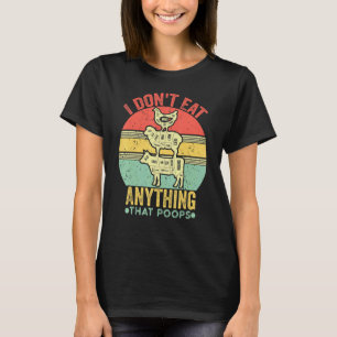 Camiseta Retro Vintage No Como Nada Que Hace Caca Vega