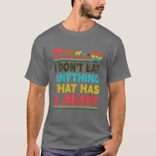 Camiseta Retro Vintage no como nada que tenga corazón