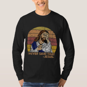 Camiseta Retro Vintage Nunca Dije Iglesia Cristiana J