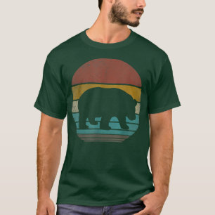Camiseta Retro Vintage Panda Bear Men Women Kid Family Anim