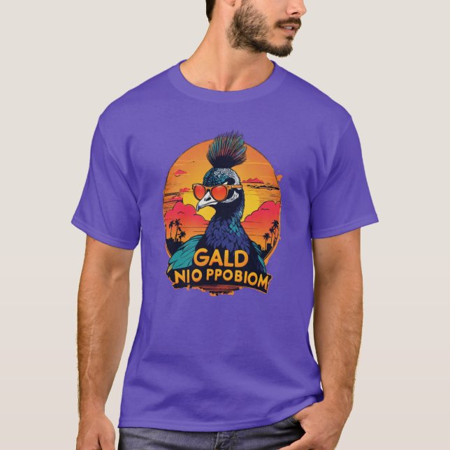 Camiseta retro vintage para el atardecer - Bebé pa (Anverso)