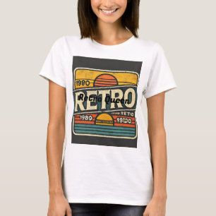 Camiseta retro vintage para mujeres - clásica y el