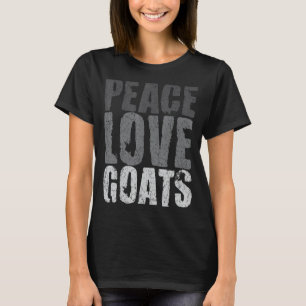 Camiseta Retro Vintage Peace Love Civas Cuestas Granja Anim